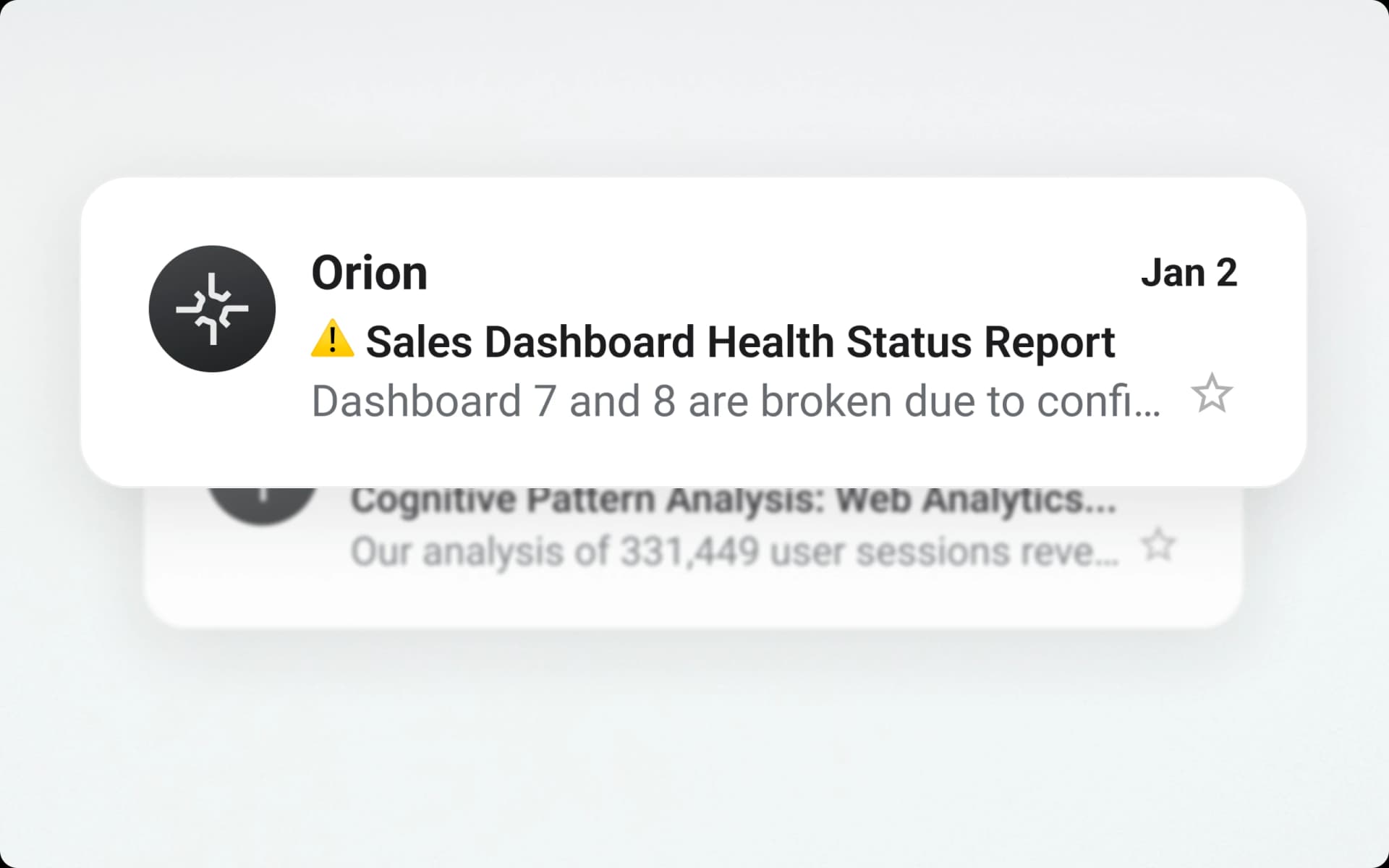 Orion monitoring data pipelines and catching quality issues before they affect business operations