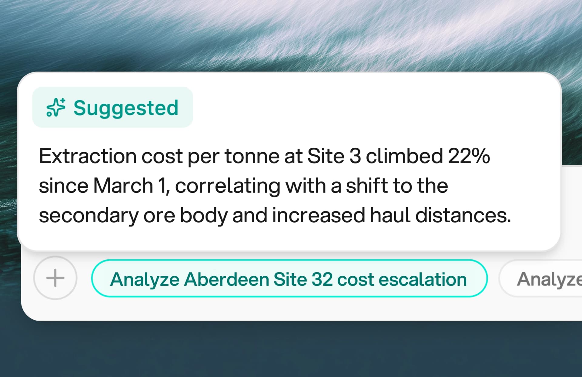 Orion delivers proactive mining insights